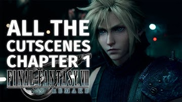 Chapter 1: The Destruction of Mako Reactor 1 | FF7 Remake All Cutscenes 4K