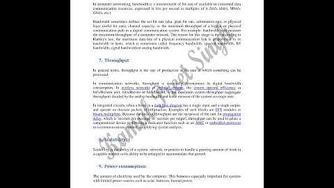 Performance Metrics of a Computer