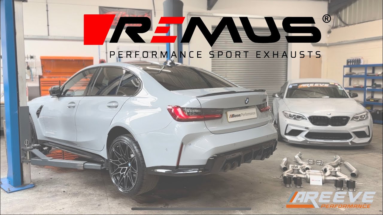 BMW G80 M3 & G82 M4 Remus OPF Back system install, sound clips and dyno