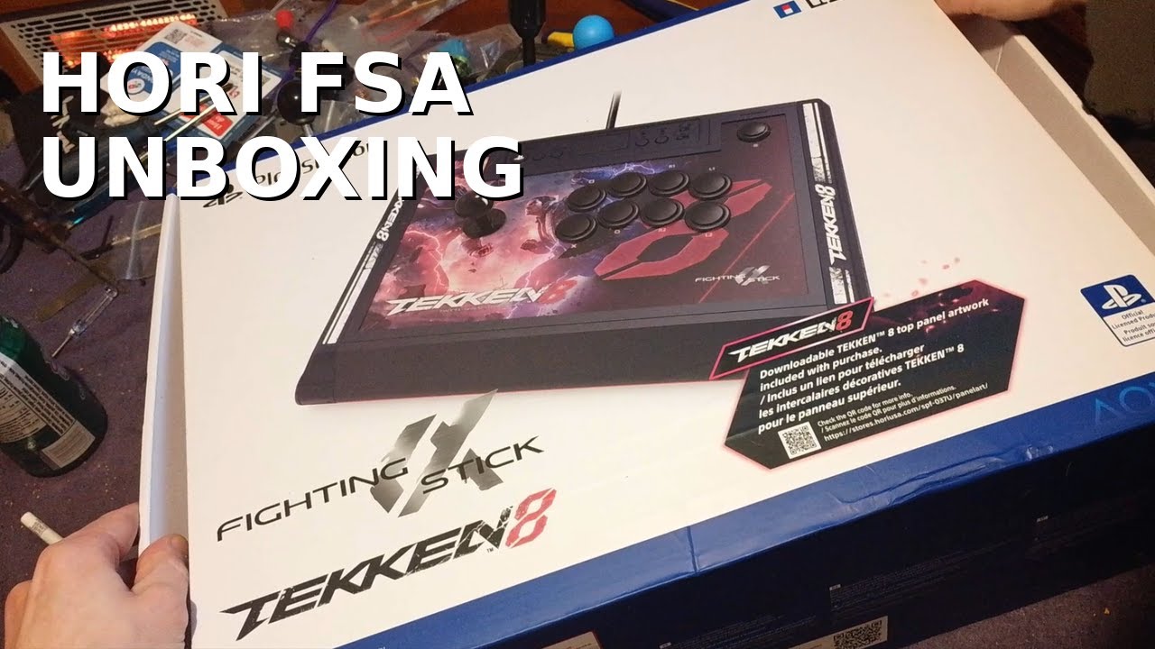 Hori Fighting Stick Alpha Quick Unboxing