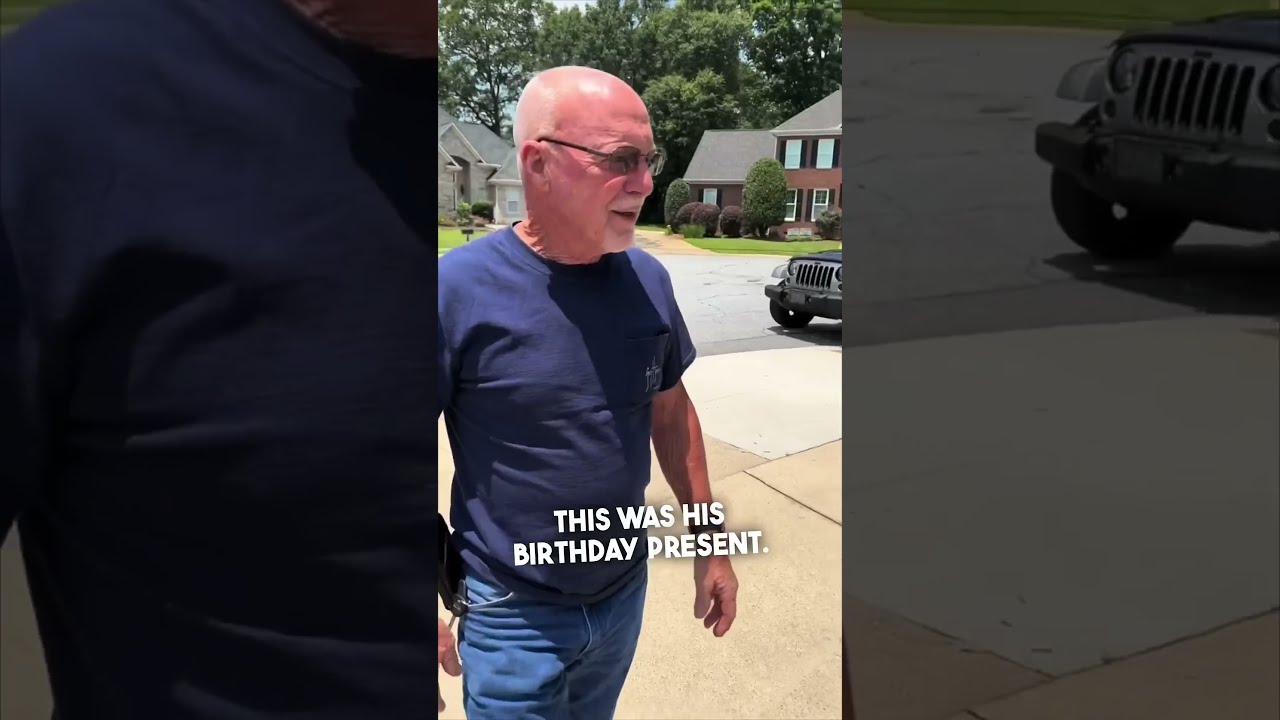 They Surprised Their Dad With His Dream Car 