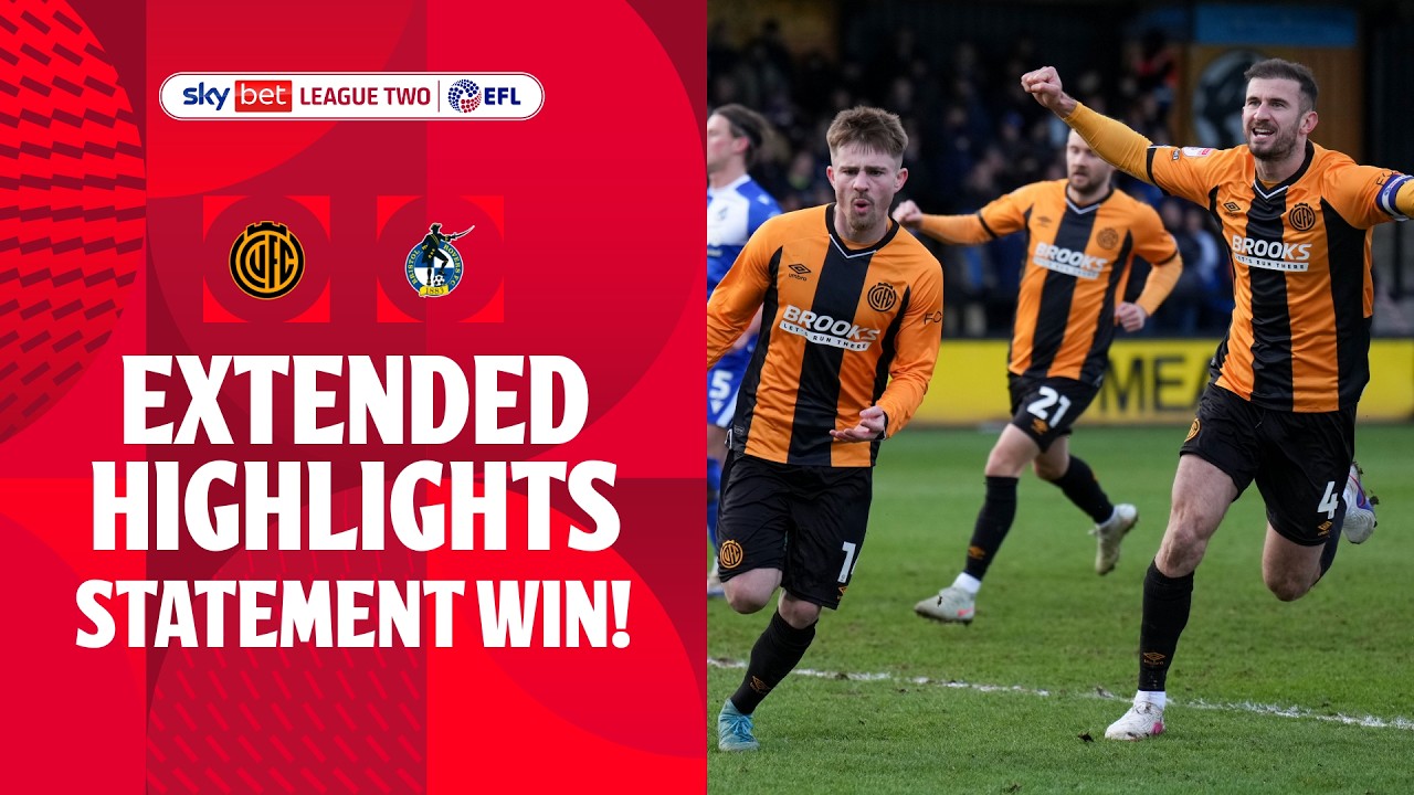 STATEMENT WIN | Cambridge United v Bristol Rovers extended highlights