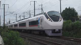 E657系K12編成 「気になるイバラキ」ラッピング 2068M 特急 ときわ68号 上野 行 岩間~友部 通過 2017.09.02