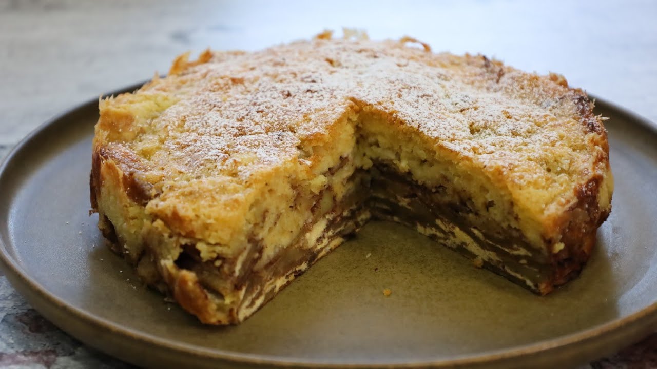 Tarte de maçã e canela muito fácil de fazer!