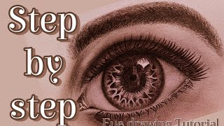 How To Draw Hyper Realistic Eyes For Beginners| Step by step