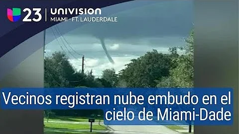 ¿Qué parece un tornado pero no lo es?