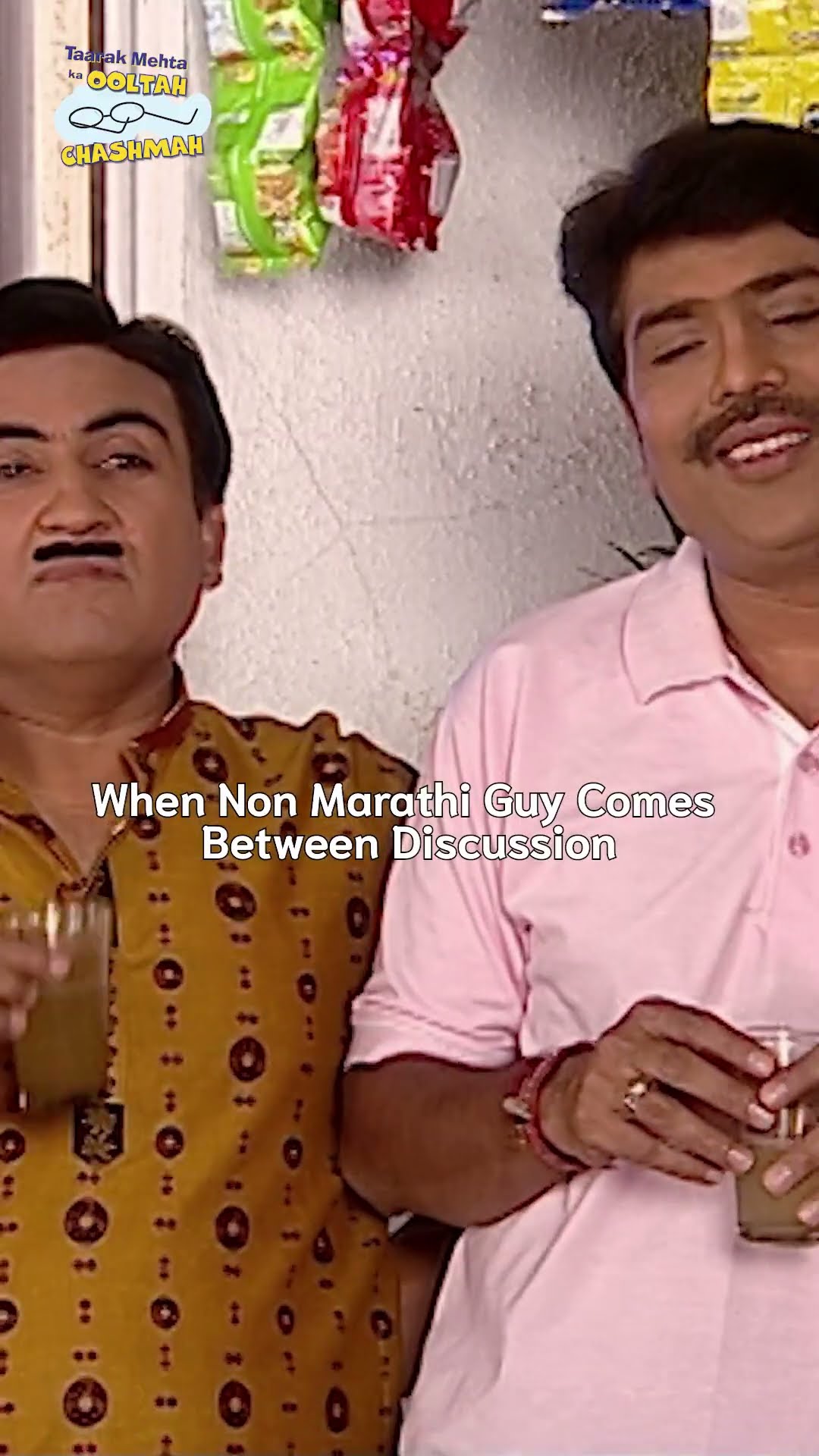 When non marathi guy comes between discussion! #tmkoc #funny #comedy #relatable #shorts #funnyshorts