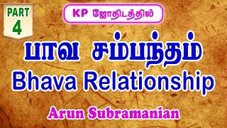 பகுதி – 4 | பாவ சம்பந்தம் | KP Astrology in Tamil