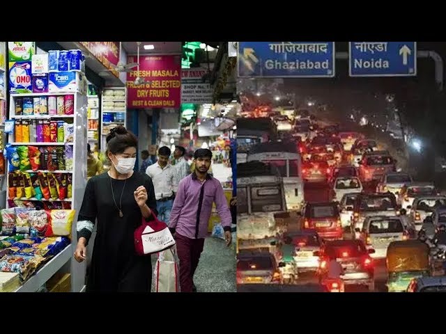 Live Video! | Coronavirus in Delhi | Rumours send people Rushing for Groceries