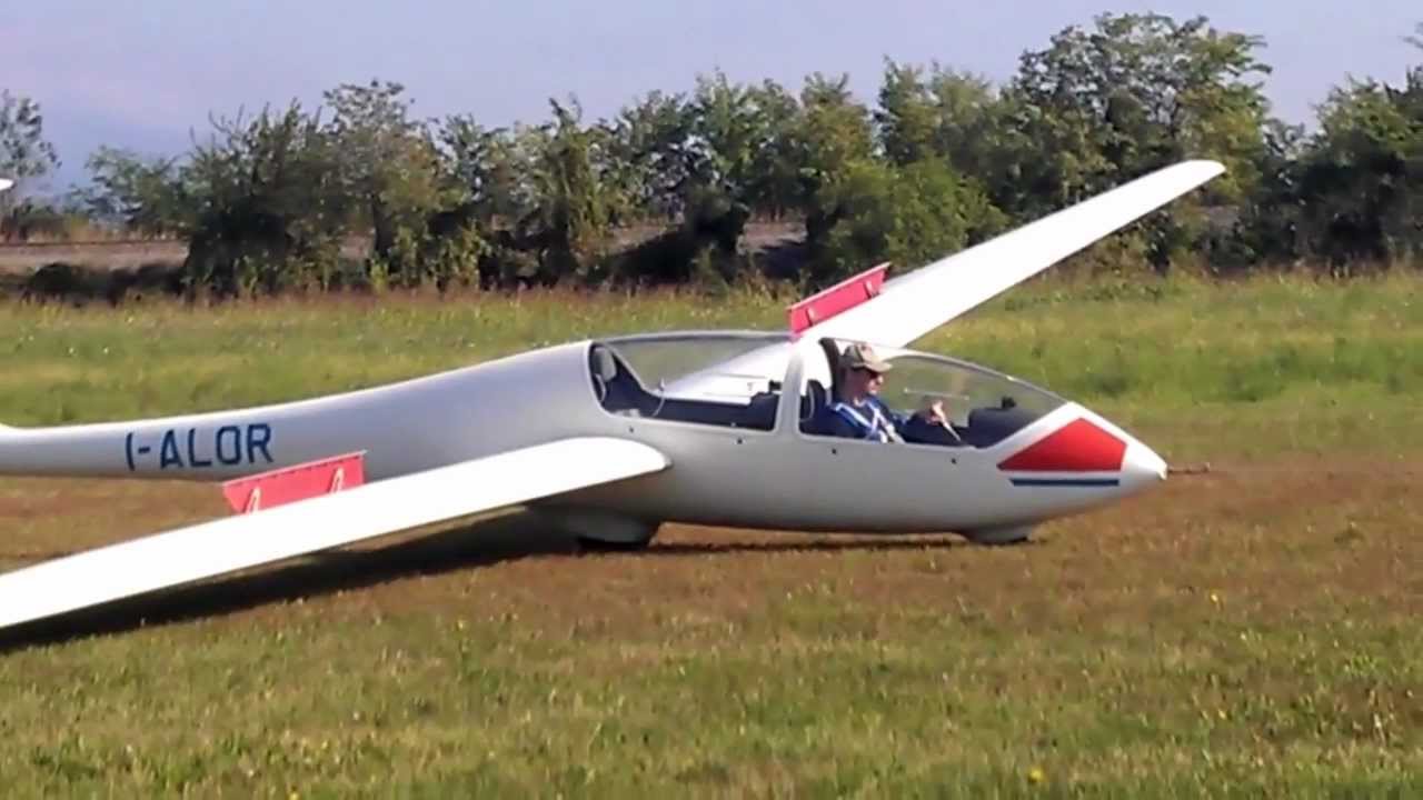 Glider Twin Astir First solo Flight YouTube