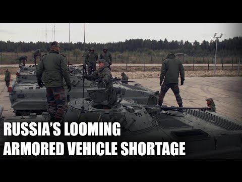 Russian BMPs and other fighting vehicles remaining in storage