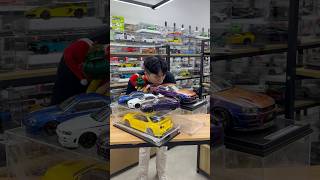 Unboxing Midnight Purple Nissan Skyline GT-R R34 (Nismo) CRS MH 1/18 Aloy Diecast Model Car #bossneo