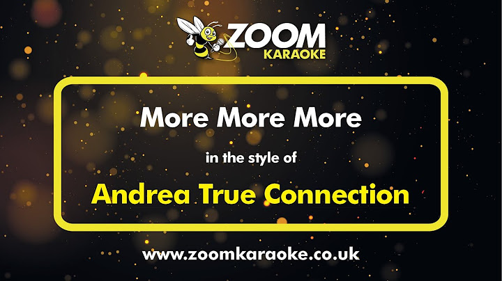 More, More, More Karaoke version - Karaoke performance video thumbnail