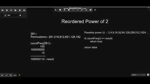Reordered Power of 2 | March Leetcode Challenge | Asked by Amazon | Tech Dev coding | FAANG