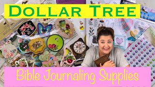 Dollar Tree Bible Journaling Supplies