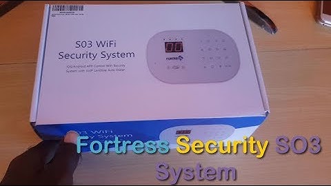 Fortress Security Store S03 WiFi and Landline Security Alarm System Unboxing