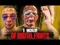 The most brutal 1 hour of mma boxing  bare knuckle