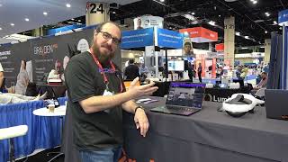 AccessVR Demo from IMSH 2025 Exhibit Hall by HealthySimulation.com