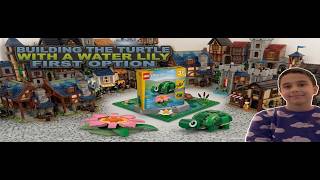 Building for turtle with a water liliy set first option