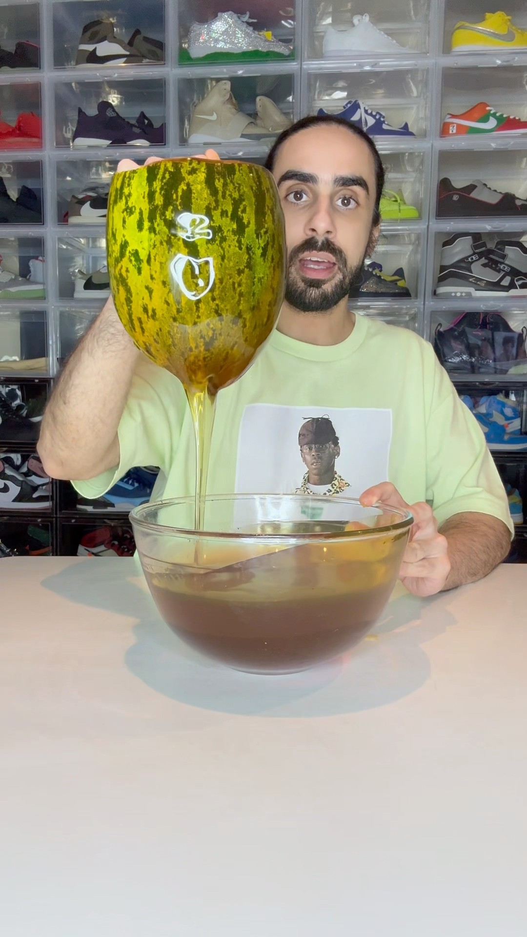 Watermelon Coffee ?☕️ #food #asmreating #eating #mukbang #fruit #coffee