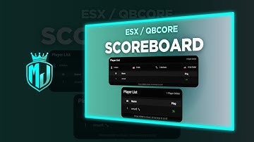 [FREE] ESX & QBCore Scoreboard Script | Modern UI & Player Stats 🎮 | MJ DEVELOPMENT