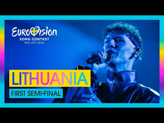 Silvester Belt - Luktelk (LIVE) | Lithuania 🇱🇹 | First Semi-Final | Eurovision 2024 class=