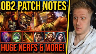 OB2 Patch Notes: Hun Batz & Vulcan, HUGE Nerfs, New Items, Skins & More!