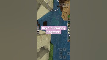 Day 1 of making hogwarts