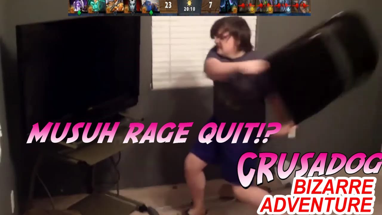 Crusadog bizarre adventure : Musuh rage quit!?
