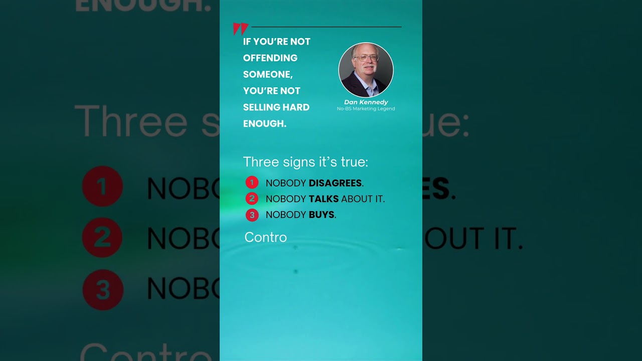 Dan Kennedy: Why playing safe kills your sales