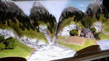 Monster City - Organic Projection Mapping on a 3D Model