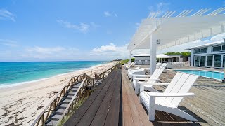 Inside A $12,500,000 Hamptons-Inspired Private Beachfront Estate In The Bahamas