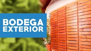 ¿Cómo hacer una bodega de exterior?