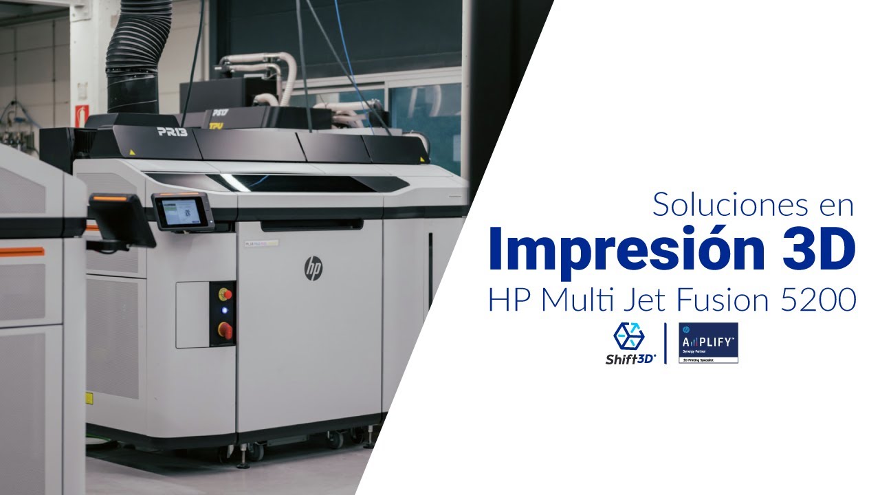 Solución de Impresión 3D HP Jet Fusion serie 5200 - YouTube