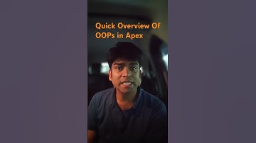 Salesforce Apex  A Quick Overview of OOPs | Cloud Developer #salesforcedeveloper #apex #OOPs #coding