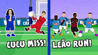 ⚡LEAO RUN!⚡CUCURELLA MISS! The song! (Chelsea vs Real Madrid | Napoli vs Ac Milan Goals Highlights)