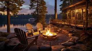 Peaceful Forest Campfire: Cozy Crackling Fire Sounds for Deep Sleep and Relaxation