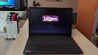 unboxing notebook LENOVO V15-ADA e primo avvio 82C70004IX