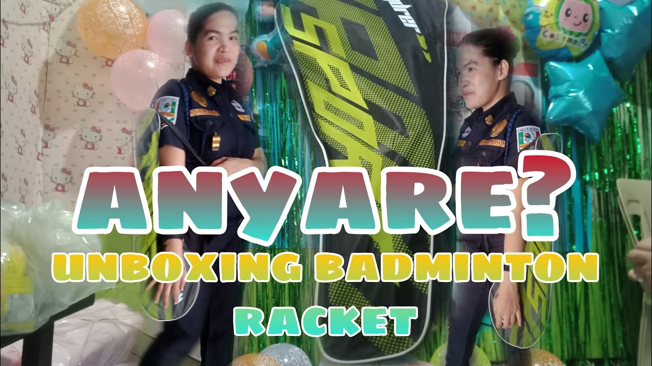 Jordan Badminton Racket UNBOXING BADMINTON RACKET ANYARE? JORDAN EMMANUELTV - YouTube