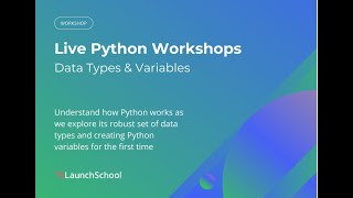 Data Types & Variables in Python