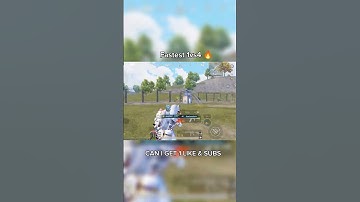 Fastest 1v4 Clutch Ever! 😱 (Insane) #shorts #1v4clutch #gaming #fastestclutch