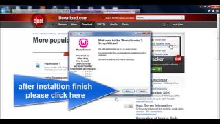 how to install a wamp sever screenshot 2