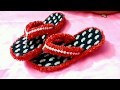 How to decorate waste slipper(chappal)