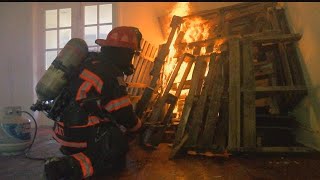 Old Fort Myers house set on fire for training