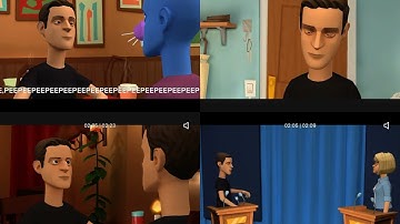 4 plotagon toons movie played at the same time part 4