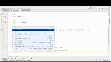 JavaFX Tutorial - Bidirectional Data Binding