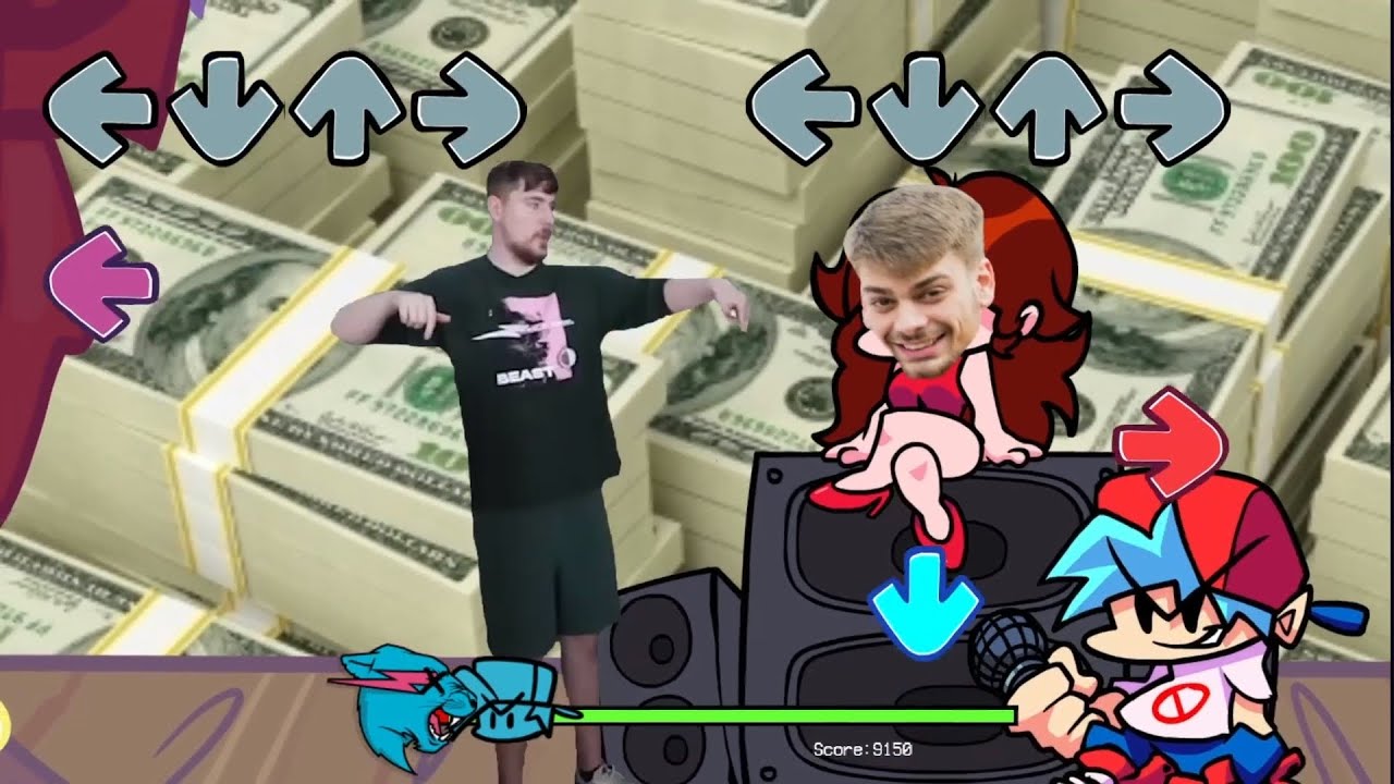 FNF MrBeast Meme Mod - Play Online Free - FNF GO