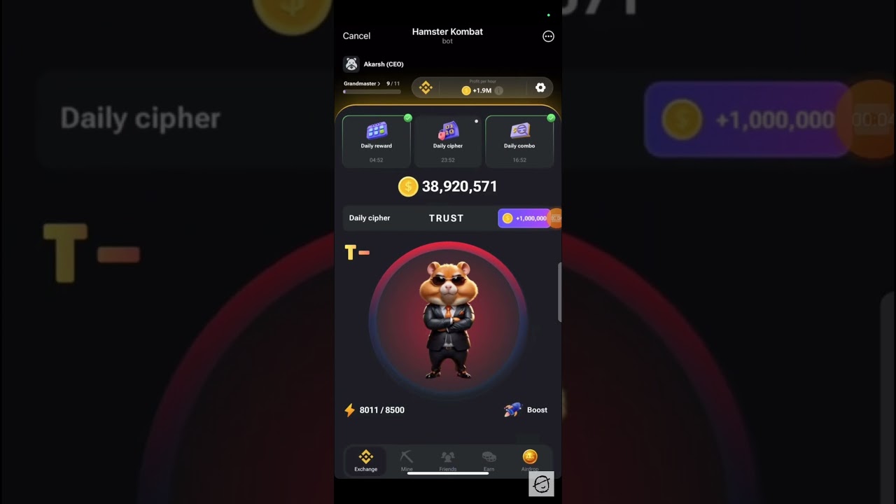 14 July hamster Kombat cipher code today 