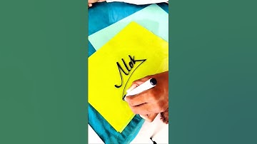 Alok signature #alok #signature #shorts #viral