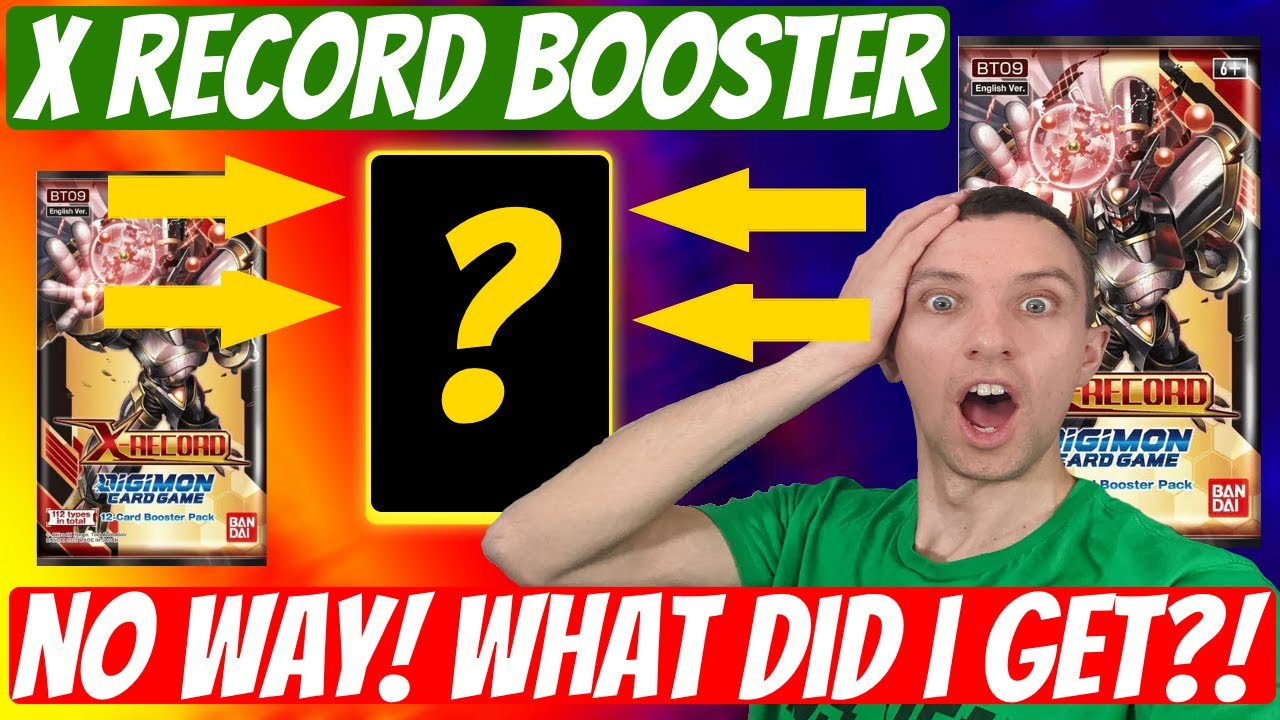 X Record Booster Packs and Update Pack | Digimon TCG X Record